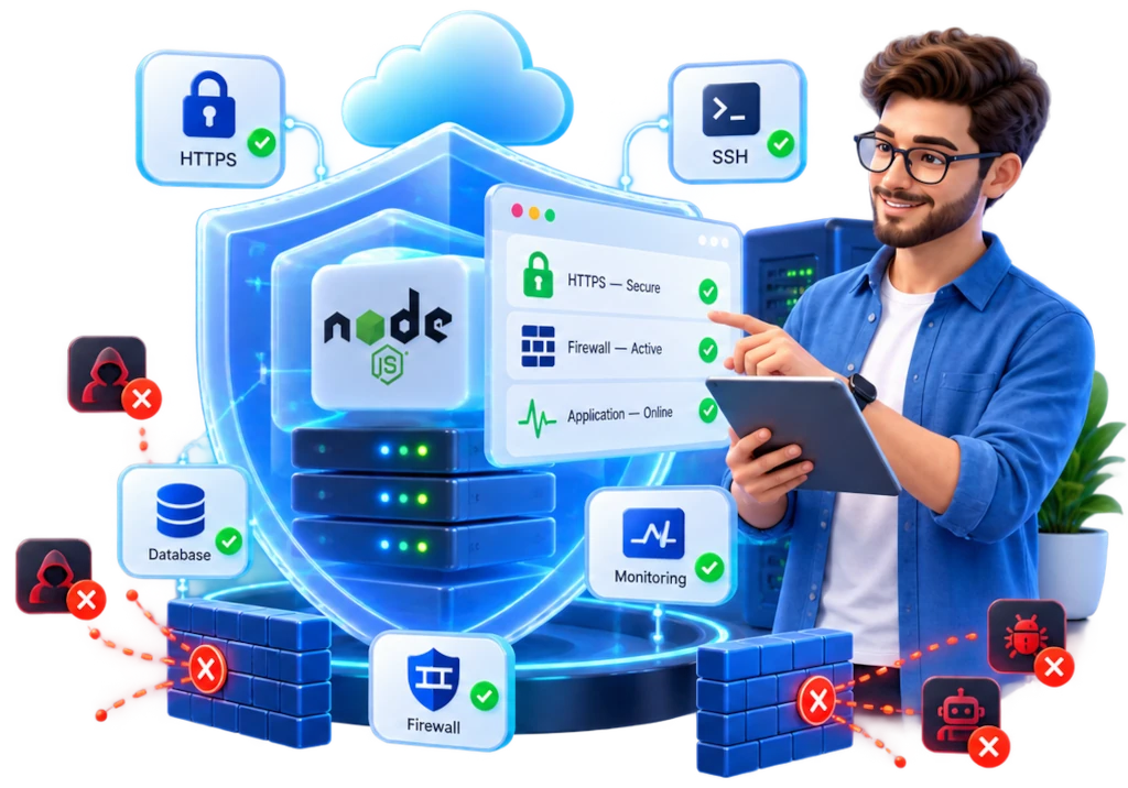 Secure Infrastructure for Node.js Applications